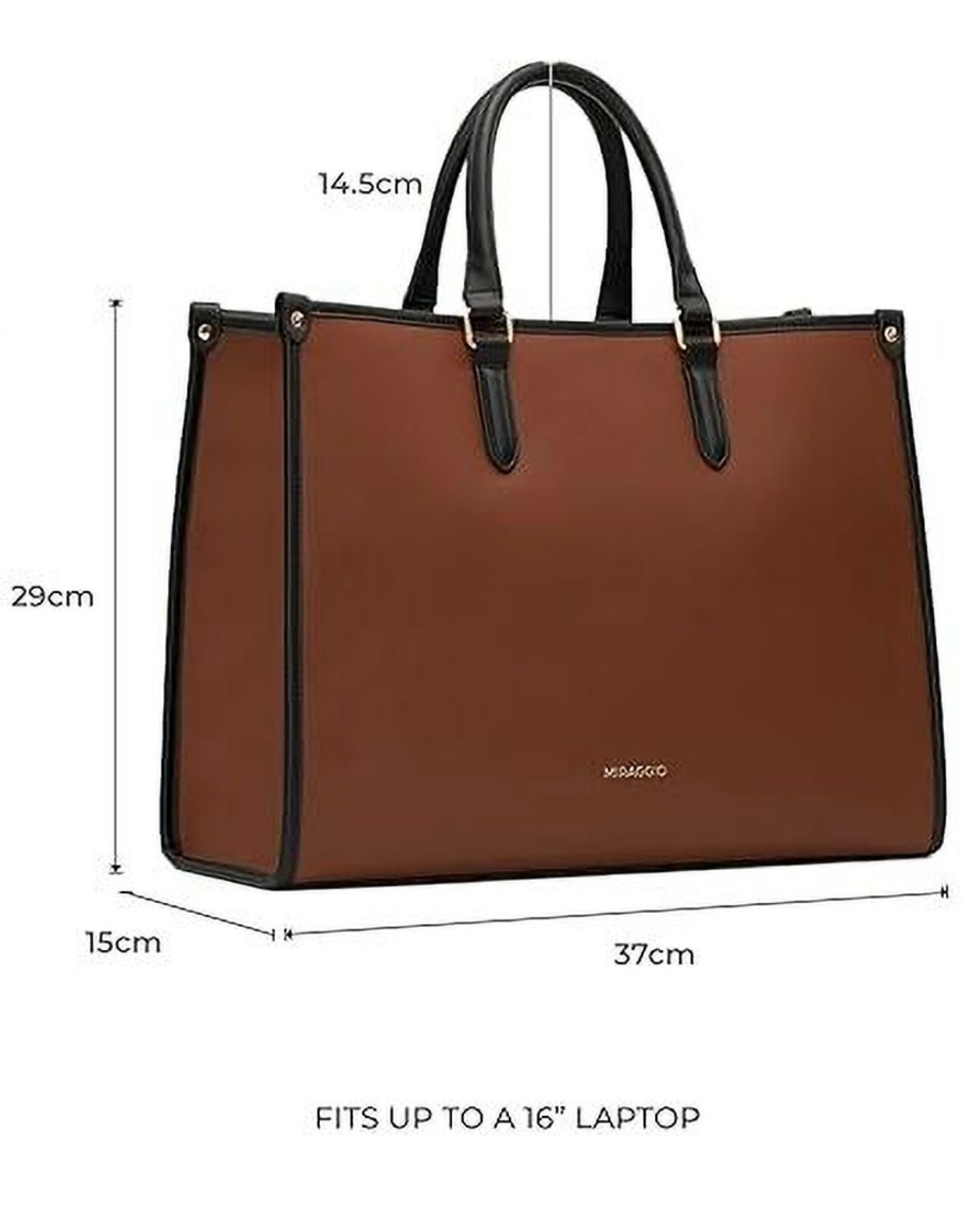 miraggio women's jada solid tote bag with laptop compartment | miraggio women's jada solid tote bag with laptop compartment |